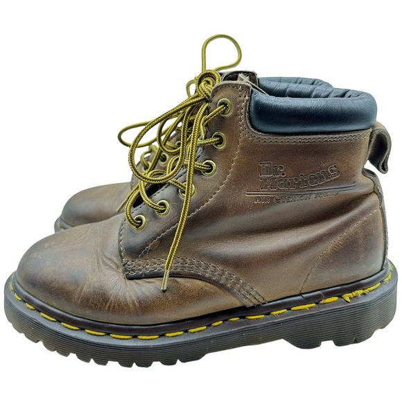Dr. Marten RARE 939 Ben Boot Made In England Leather Lace Up Hiking Boots Brown - Picture 3 of 13